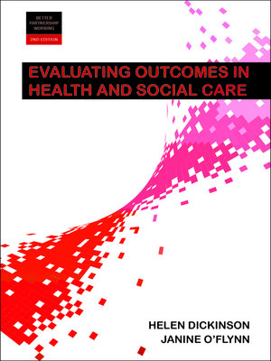 cover image of Evaluating Outcomes in Health and Social Care